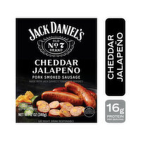Jack Daniels Cheddar Jalapeno Pork Sausage Link - 12 Ounce