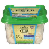 Athenos Cheese, Reduced Fat, Feta, Traditional, Crumbled - 5 Ounce