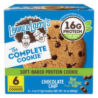 Lenny & Larry's Cookies, Protein, Soft-Baked, Chocolate Chip, 6 Each