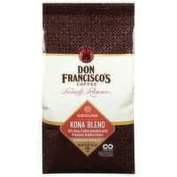 Don Francisco's Coffee, Ground, Medium Roast, Kona Blend, 18 Ounce