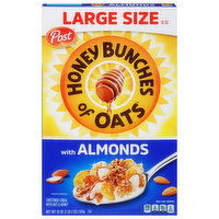 Honey Bunches of Oats : Cereal with Oats and Almonds  - 18 Ounce