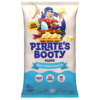 Pirate's Booty Aged White Cheddar Rice & Corn Puffs - 4 Ounce