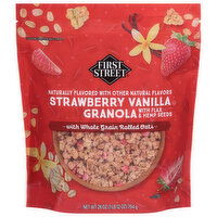 First Street Strawberry Vanilla Granola with Flax & Hemp Seeds - 28 Ounce