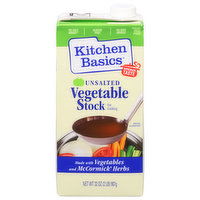 Kitchen Basics Stock, Vegetable, Unsalted - 32 Ounce