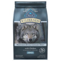 Blue Buffalo Food for Dogs, Natural, with Chicken, Nature's Evolutionary Diet, Adult - 4.5 Pound