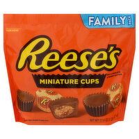 Reese's Miniature Cups, Milk Chocolate & Peanut Butter, Family Pack - 17.6 Ounce