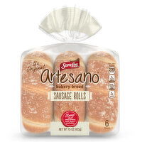 Sara Lee Plain Sausage Rolls - 6 Each