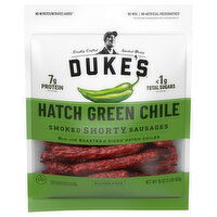 Duke's Sausages, Shorty, Smoked, Hatch Green Chile, 16 Ounce