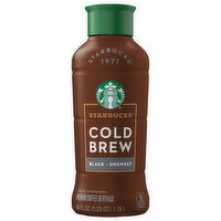 Starbucks Coffee Beverage, Unsweet, Cold Brew, Black, Premium - 40 Fluid ounce