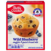 Betty Crocker Muffin & Quick Bread Mix, Wild Blueberry, 16.9 Ounce