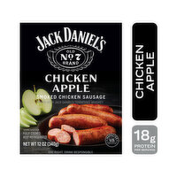 Jack Daniel's Chicken Apple Smoked Chicken Sausage, 12 oz, 4 Count - 12 Ounce