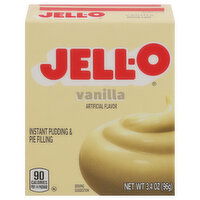 Jell-O Pudding & Pie Filling, Vanilla, Instant, 3.4 Ounce