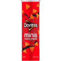 Doritos Tortilla Chips, Nacho Cheese Flavored, Minis, 5.125 Ounce