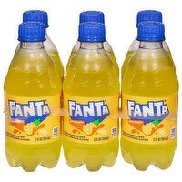 Fanta Soda, Pineapple Flavored, 6 Each