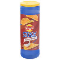 Lay's Potato Crisps, Mesquite Barbecue, Stax, 5.5 Ounce