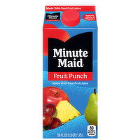 Minute Maid Minute Maid, Fruit Punch, Made W/ Real Fruit Juice, 59 fl oz, 59 Ounce