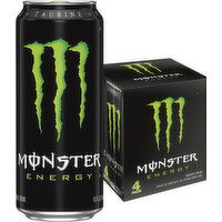 Monster Energy Monster Energy Original 4 Pack - 16 Fl Oz - 16 Ounce