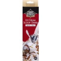 First Street Ice Cream Scoop/Disher, Cream, Size 10, 3.75 oz - 1 Each