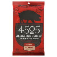 4505 Meats Chicharrones, Classic Chili & Salt - 2.25 Ounce