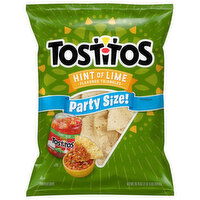 Tostitos Hint of Lime Tortilla Chips Party Size - 16.75 Ounce