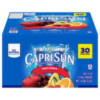 Capri Sun Fruit Punch Juice Drink Blend - 30 Each