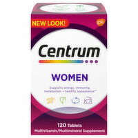 Centrum Tablets Women Multivitamin/Multimineral Supplement - 120 Each