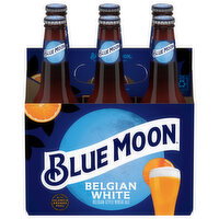 Blue Moon Belgian-Style Wheat Ale Belgian White Beer - 6 Each