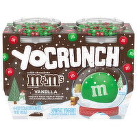 YoCrunch Yogurt, Lowfat, Vanilla, 4 Each