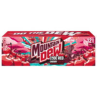 Mountain Dew Code Red Soda - 12 Each