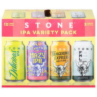 Stone Beer, IPA, Variety Pack - 12 Each