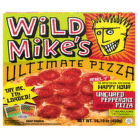 Wild Mike's Ultimate Rebel Happy Hour Uncured Pepperoni 9 Inch Pizza - 16.19 Ounce
