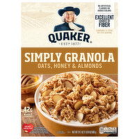 Quaker Simply Granola, Oats Honey & Almonds - 24.1 Ounce