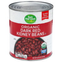 Sun Harvest Organic Dark Red Kidney Beans - 108 Ounce