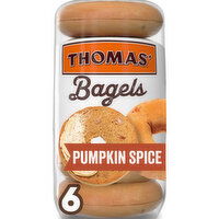 Thomas' Pumpkin Spice Bagels, 6 count, 19 oz - 6 Each
