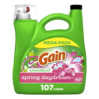 Gain Liquid Laundry Detergent, Spring Daydream Scent, 107 Loads, 154 Ounce