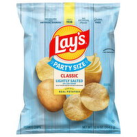 Lay's Lightly Salted Classic Potato Chips Party Size - 354.3 Gram
