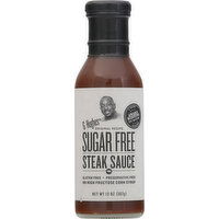 G Hughes Steak Sauce, Sugar Free - 13 Ounce