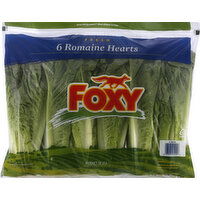 Foxy Romaine, Hearts, Fresh - 6 Each