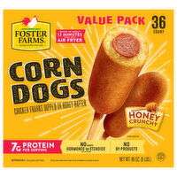 Foster Farms Corn Dogs, Honey Crunch, Value Pack, 6 Pound