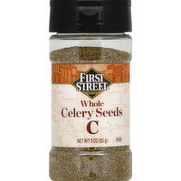 First Street Celery Seeds, Whole, 3 Ounce