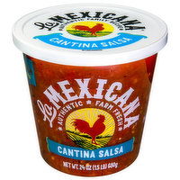 La Mexicana Salsa, Cantina, Mild, 24 Ounce