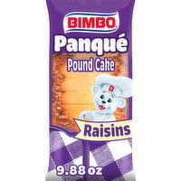 Bimbo Plain Pound Cake with Raisins, 9.88 oz