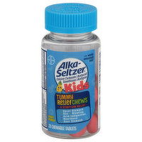 Alka-Seltzer Tummy Relief Chews, Kids, Chewable Tablets, Fruit Punch, 28 Each