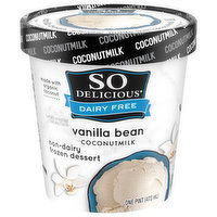 So Delicious Dairy Free Frozen Dessert, Non-Dairy, Vanilla Bean, Coconutmilk - 1 Pint