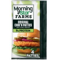 MorningStar Farms Meatless Chicken Patties, Original - 10 Ounce