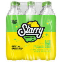 Starry Caffeine Free Lemon Lime Flavored Soda