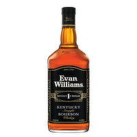 Evan Williams Black Label Straight Bourbon - 1.75 Litre