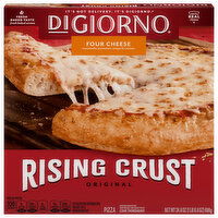 DiGiorno Pizza, Rising Crust, Four Cheese, Original - 24.6 Ounce