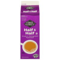 First Street Half & Half - 32 Fluid ounce