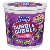 Dubble Bubble Bubble Gum, 4 Fun Flavors - 300 Each